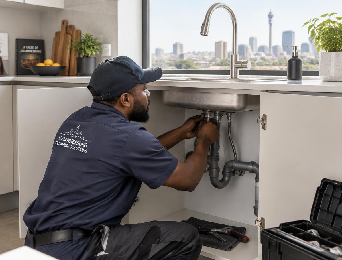 Kitchen plumbing installation